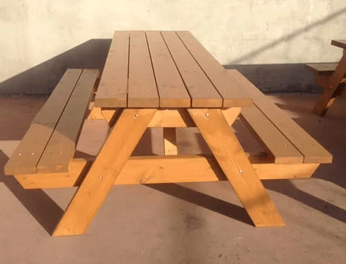 שולחן קקל 1.8 עובי עץ 5 סמ- מידה XL