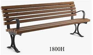 ספסל גינה לשימוש חוץ / פנים דגם איב רוחב 1.80ס