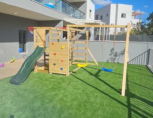 מתקן שעשועים לילדים דגם מתחם האקשן  