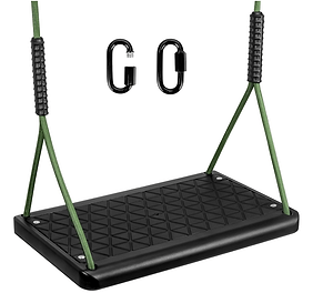 מושב נדנדה מאובטח לילדים – דגם SafeSwing Pro (שחור)