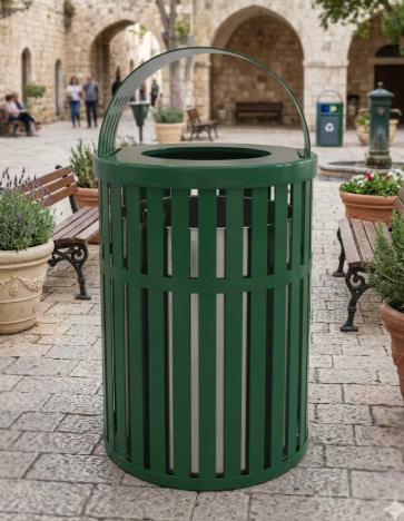פח אשפה/מאפרה 50L דגם יניר 