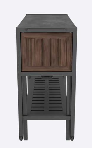 עמדת אירוח והגשה נפתחת Keter Hosting Party Station - דגם Rosewood
