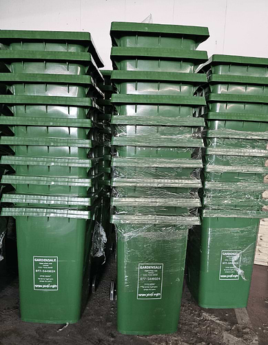 עגלת אשפה 240 ליטר gardensale *מבצע*