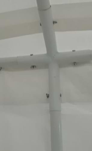 גזיבו חניה / אוהל אירוח 4X6 מטר PVC הרקולס
