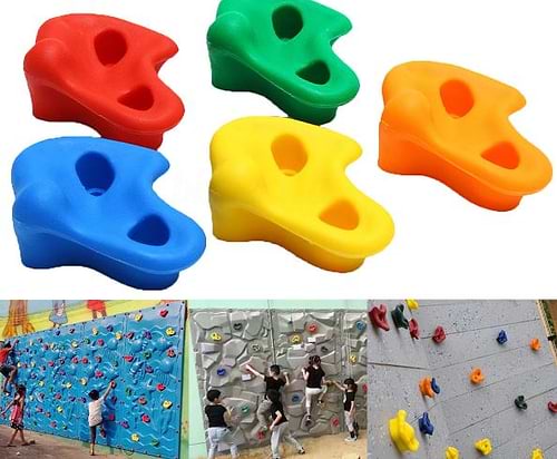 אבני טיפוס לילדים סט 20 יח' כולל ברגים מותאמים 