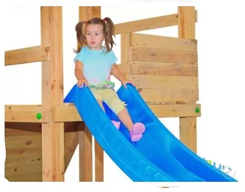 מגלשה ילדים 2.25 מטר גלית קשיחה לבתי עץ / מתקני משחק
