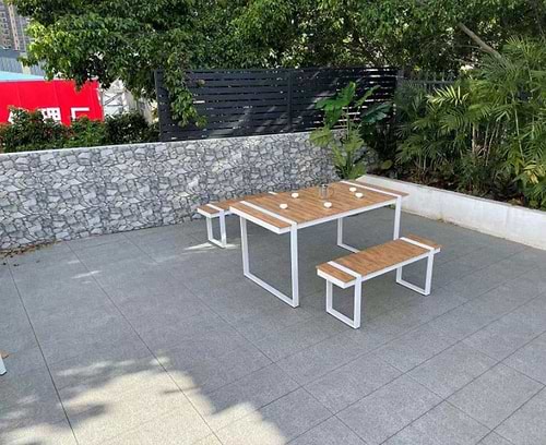 מערכת ישיבה פינתית לגינה דגם קיאנו