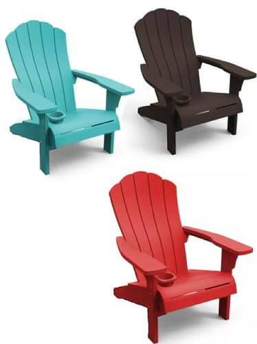 כסא אדירונדק ADIRONDACK אפור 