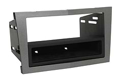 2008-09 Saturn Astra ISO Double DIN & DIN+Pocket Dash Kit, Dark Gray - Large Image