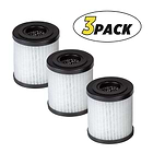 Portable HEPA Air Purifier/Deodorizer Pro Replacement Filter (3-Pack)