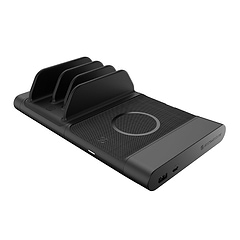 Modular Qi Wireless Charging Pad, Magnetic Charger for Apple Watch & EndCap Bundle