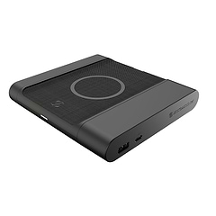 Modular Qi Wireless Charging Pad with Power Delivery EndCap Bundle