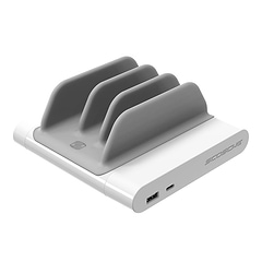 Modular Charging Station with Vertical Slots & EndCap Bundle