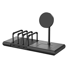 Qi2 Modular Charging Station in black