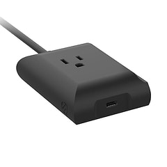Powered End Cap with AC Outlet and USB-C