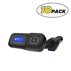 Handsfree Car Kit with FM Transmitter - 10 Pack