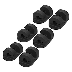 In-Line Adhesive Cable Management Clips (6-Pack)