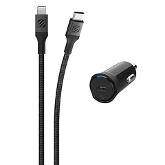 20w Fast USB-C Car Charger & USB-C to Lightning Cable 