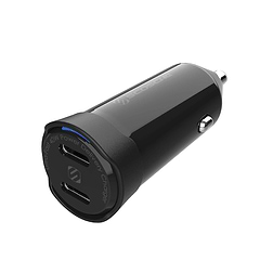 Dual-Port USB-C Car Charger