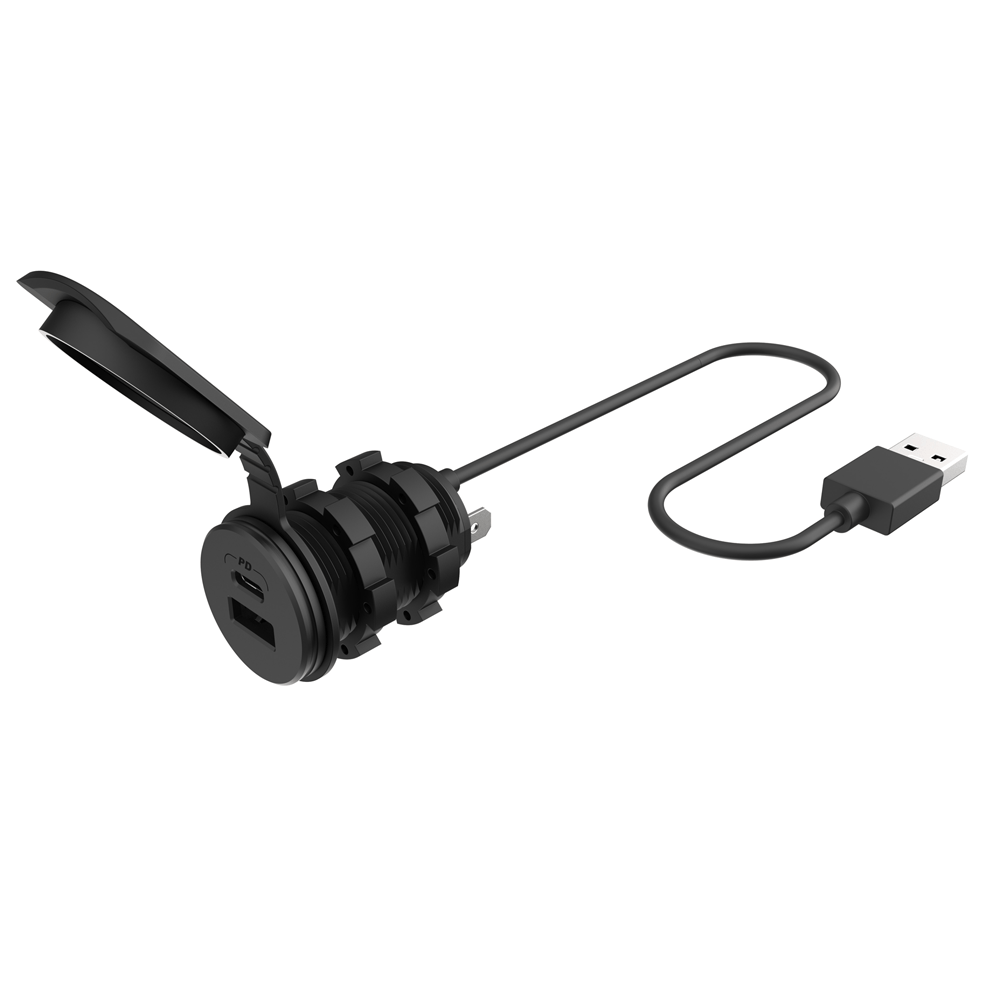 USB-A USB-C Fast Charger for Cars CPDA2C8-SP