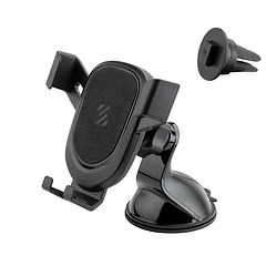 Suction cup mount with adjustable vent clip for all phones 