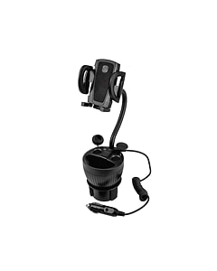 PowerHub Cup-Holder Phone Mount and Charging Hub