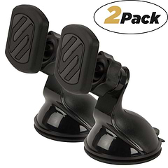 2-Pack Suction Cup Phone Mount Black