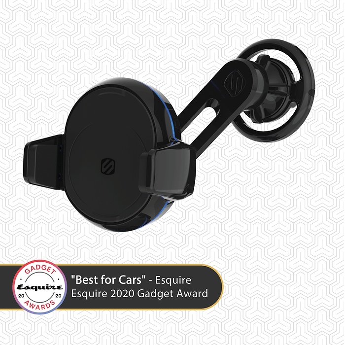 Qi Car Air Vent Mount Grip Charger Scosche MGQVP-XTET