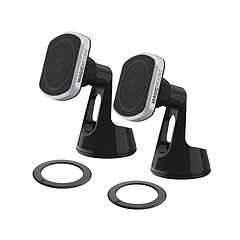 Window/Dash MagSafe® Compatible Magnetic Phone Mount with MagicRing (2-Pack)