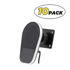 MagSafe Compatible Magnetic Wireless Charging Phone Mount with AMPS Mounting Plate (Compatible with ProClip Vehicle-Specific Bases) 10 pack