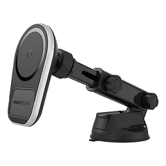 MagSafe Compatible Magnetic Wireless Charging Phone Mount with Telescoping Arm