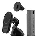 MagSafe Compatible Magnetic Wireless Charging Phone Mount & Screen Cleaner Bundle