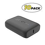 Compact 10K mAh Dual-Port Power Bank 10-Pack