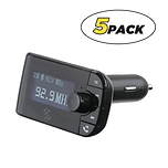 Handsfree Car Kit with FM Transmitter (5-Pack)