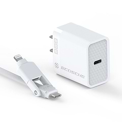 30W USB PD Fast Charger with 6-Ft. USB-C/Lightning Cable