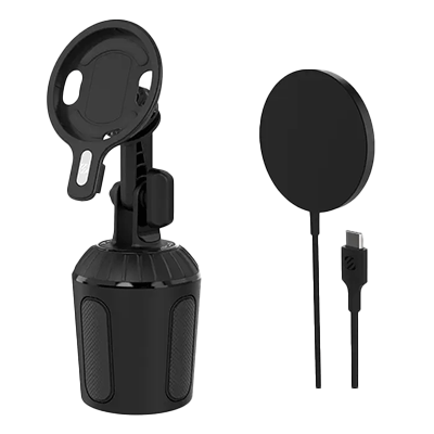 Magnetic Wireless Phone & Charger Cup Mount 