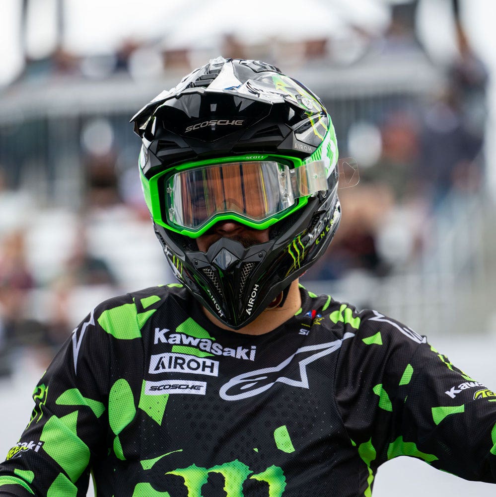Ambassador Jason Anderson Close Up Wearing Helmet