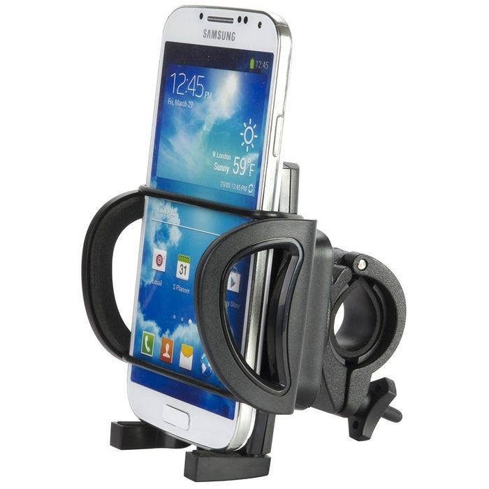 Bike Phone Mount isolated Bike Phone Mount with iphone in holder
