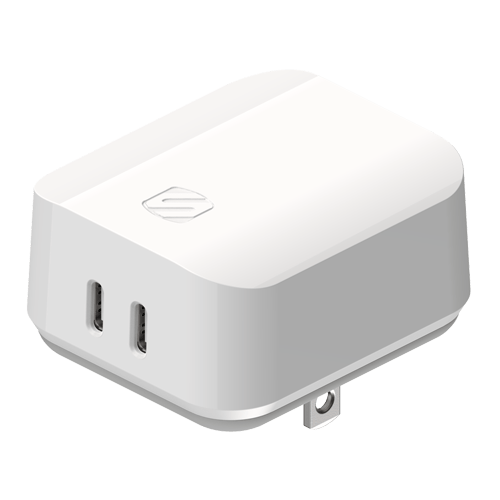 65W Dual USB-C port home charger
