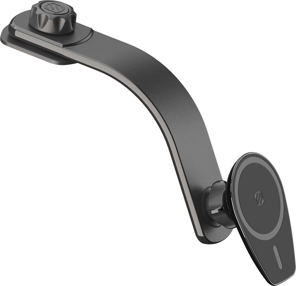 Dash phone mount with flexible neck