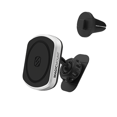 MagSafe Compatible Magnetic Phone Mount with AMPS Adapter