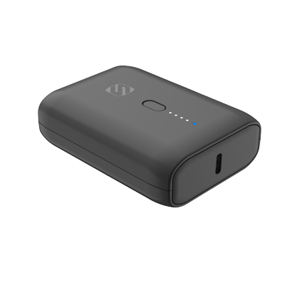 Compact 10K mAh Dual-Port Power Bank