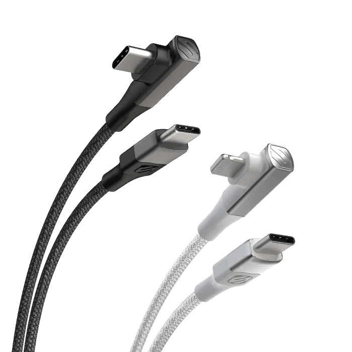 Right Angle Charge and Sync Braided Cable