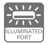 illuminated port