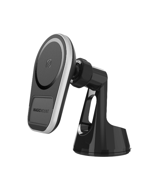 MagicMount Pro Charge5 for car window or car dash Graphic