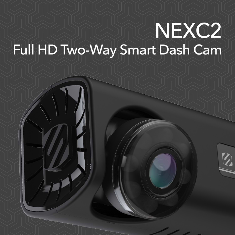Full HD Two way smart dash cam Graphic NECX2-Full HD Two way smart dash cam