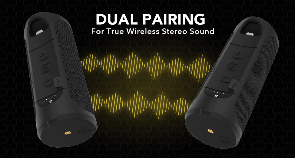 image of dual paring speakers