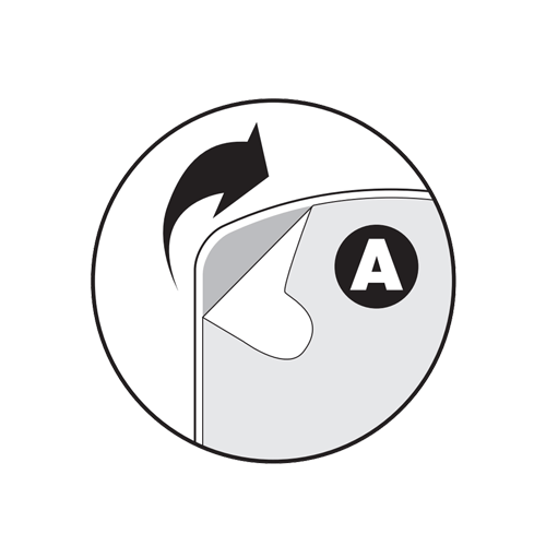 MagicPlate icon A- Remove backing from Plate