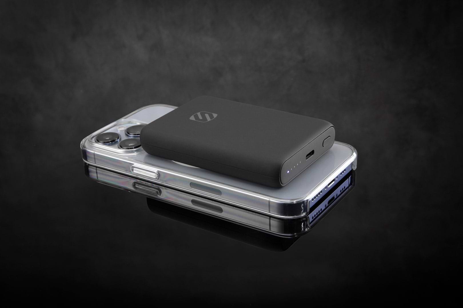 iphone with magsafe portable power bank