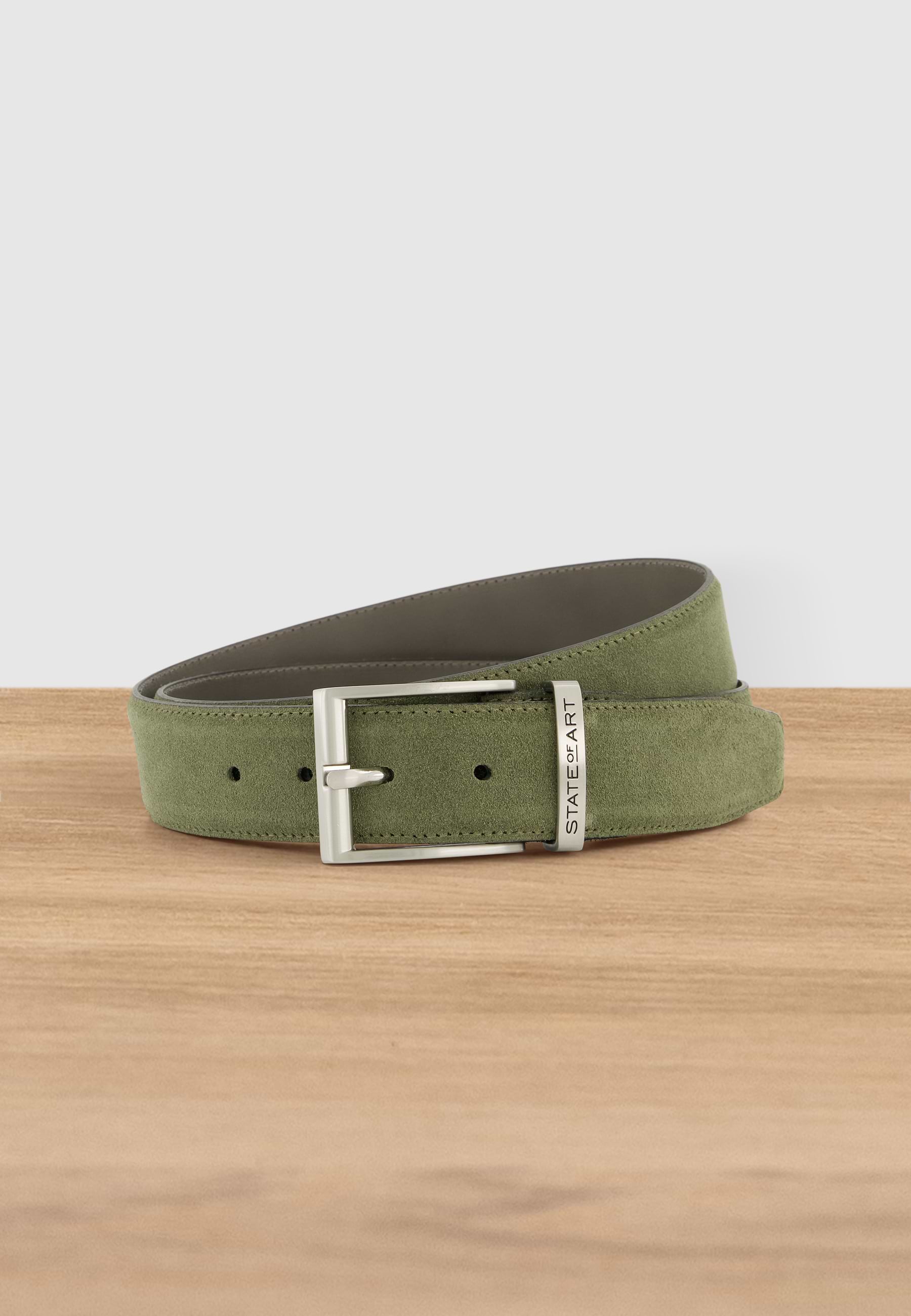 Belt with a tough nickel-free buckle